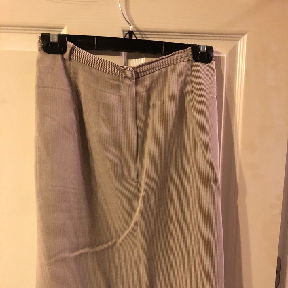 Pinstriped Skirt